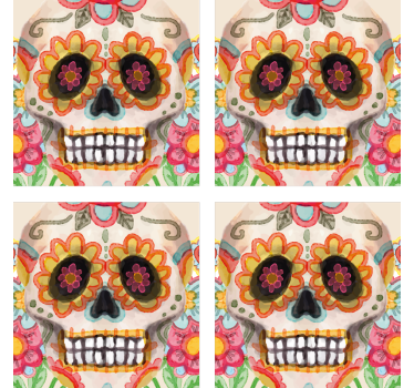 Mexická lebka na pitie - Tenstickers