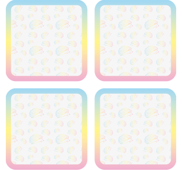Dikobraz nakreslený v linkách na pitie - Tenstickers