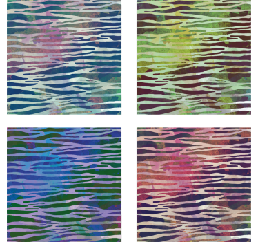 Abstraktná zebra textúra dráha - Tenstickers