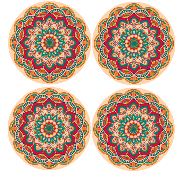 Mandala navrhuje viac podložiek - Tenstickers