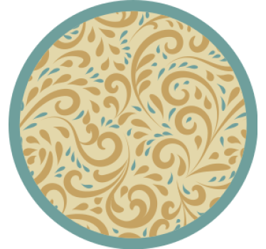 Podtácka elegantná kvetinová inšpirácia - Tenstickers