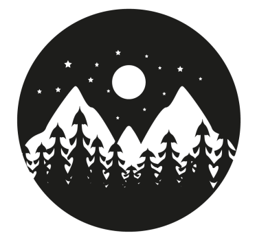 Podtácka horská nočná krajina - Tenstickers