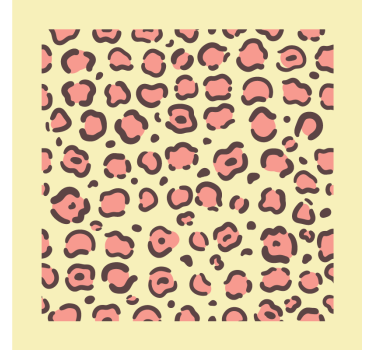 Moderná podtácka s leopardím vzorom - Tenstickers