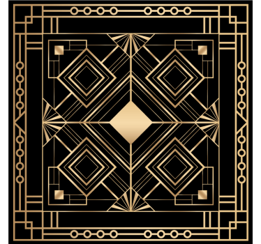 „art deco“ oblúky modernej nápojovej podložky - Tenstickers