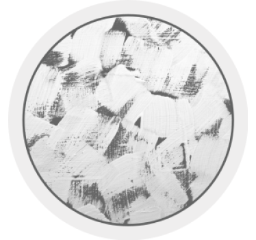 Podtácka abstraktné monochromatické ťahy štetcom - Tenstickers