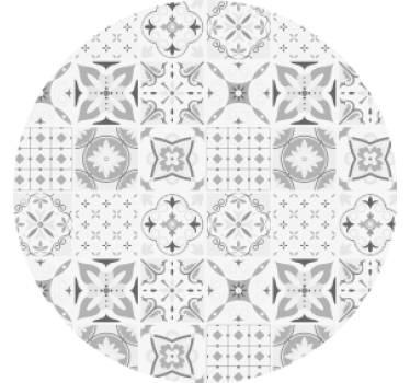 Podtácka geometrické kvetinové aranžmá - Tenstickers