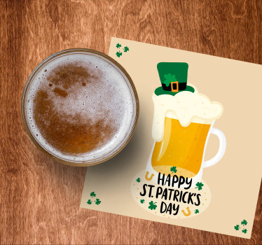 Deň svätého patrika pivo a pivo - Tenstickers