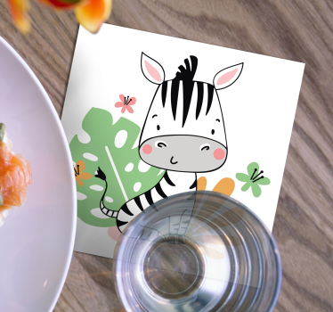 Krásna zebra pre deti zebra dráha - Tenstickers