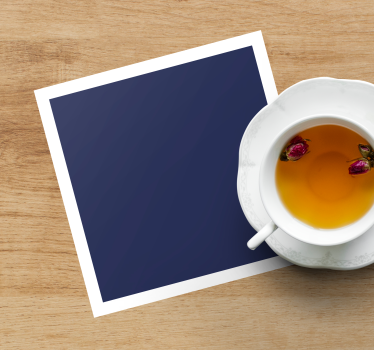 Moderná podtácka s hlbokým modrým pozadím - Tenstickers