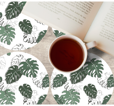 Monstera deliciosa zatáča viac tácky - Tenstickers