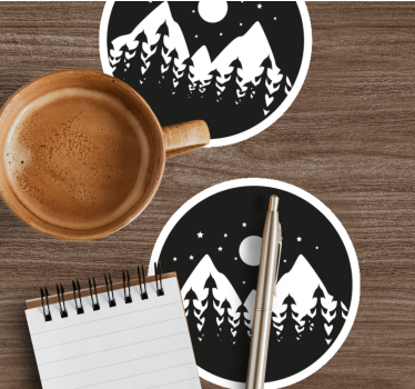 Podtácka horská nočná krajina - Tenstickers