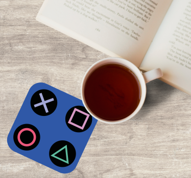 Vtipné farebné playstation vzor podivné podložky - Tenstickers