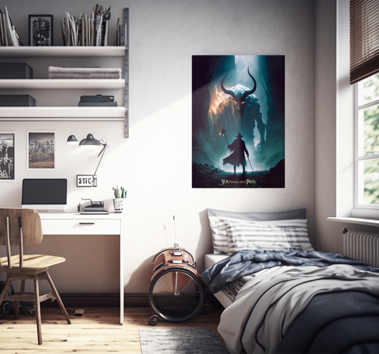 Filmový plagát neprejdeš - Tenstickers