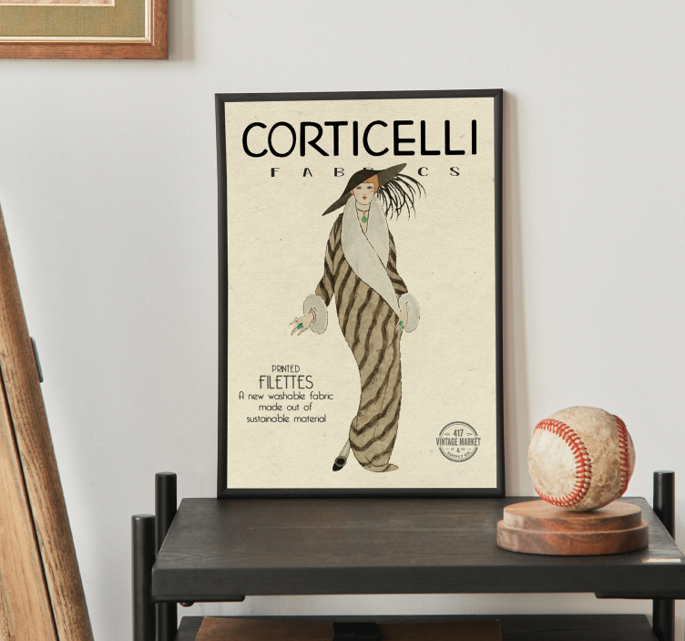 Plagát art deco módneho štýlu 20. rokov - Tenstickers