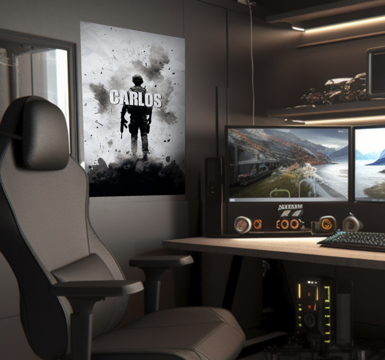 plagát do spálne pre mladých vojak - Tenstickers