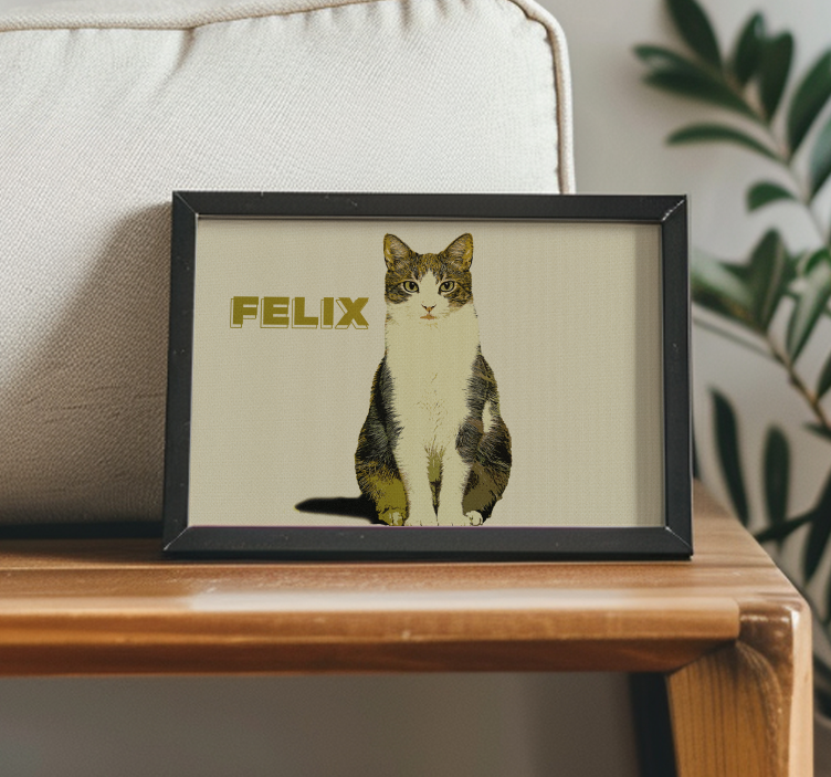 plagát iných zvierat personalizovaná ilustrácia poltón - Tenstickers