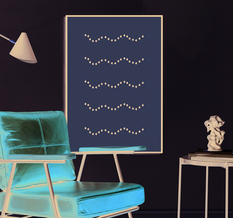 škandinávsky plagát kamene na zemi - Tenstickers