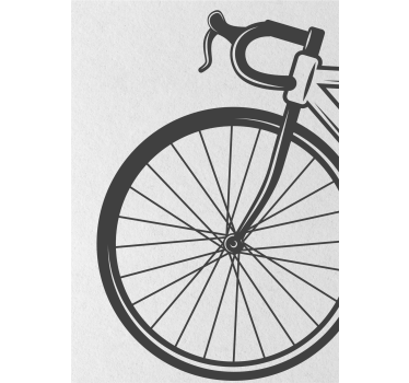 cyklistický plagát minimalistický bicykel - Tenstickers