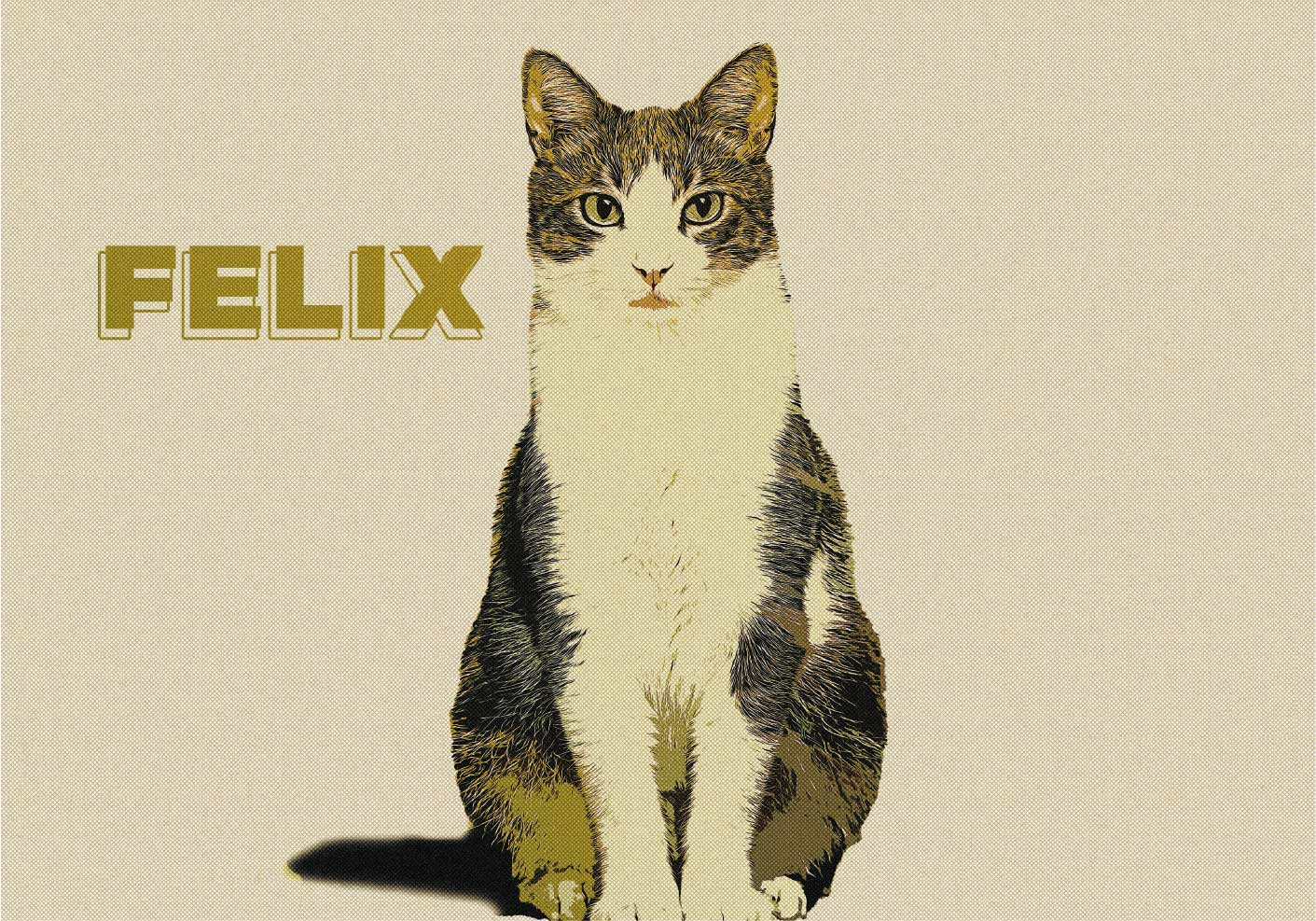 plagát iných zvierat personalizovaná ilustrácia poltón - Tenstickers