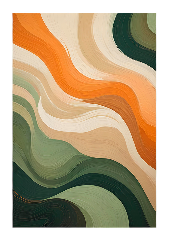 plagátové umenie viacfarebné pastely - Tenstickers