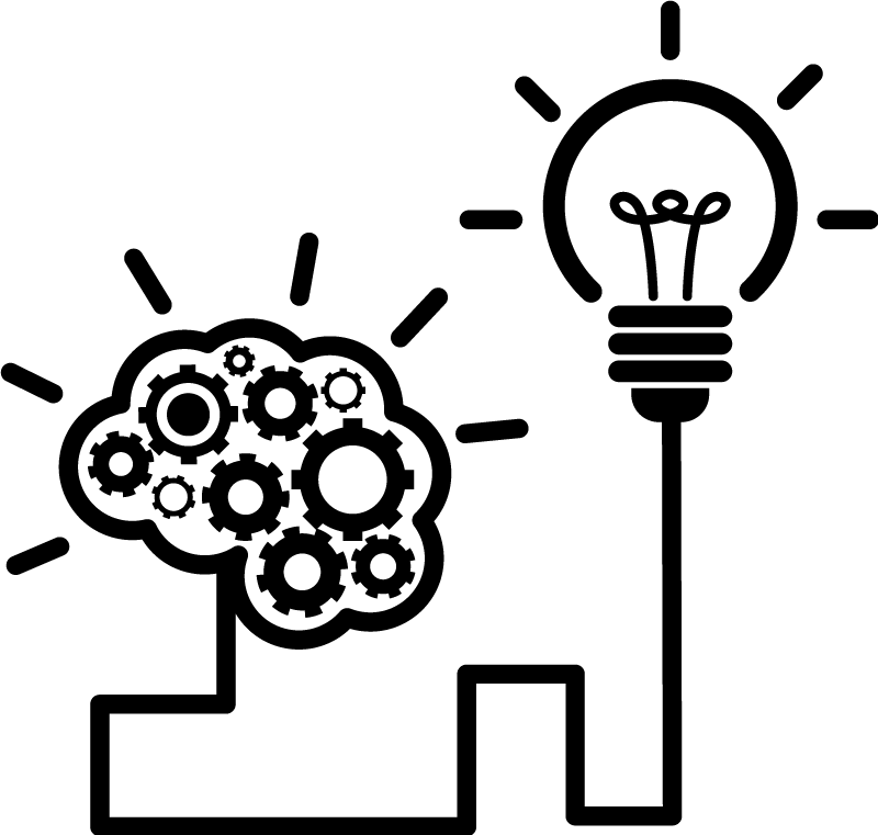 Plagát podľa kancelárie myšlienková žiarovka - Tenstickers