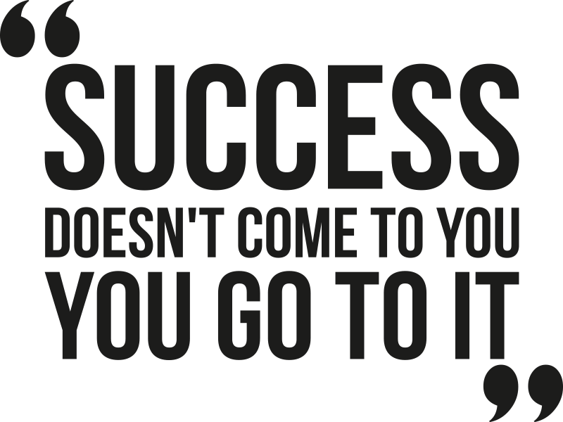 Plagát podľa kancelárie úspešný skvelý dizajn - Tenstickers