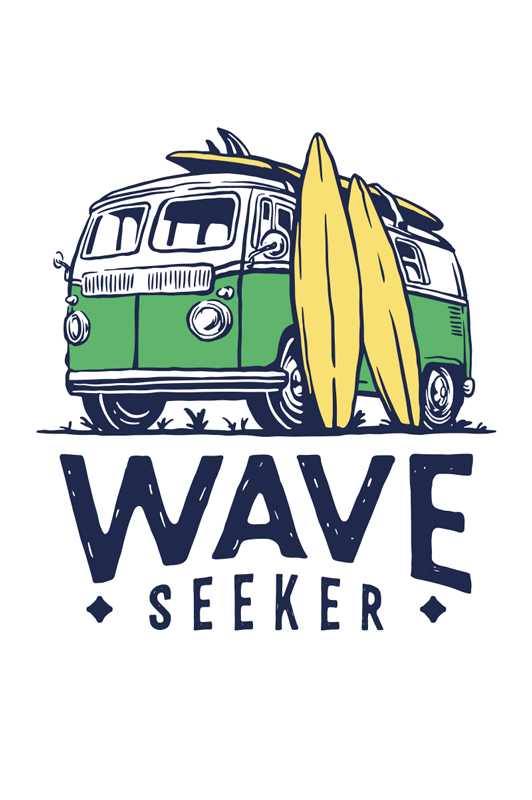 Plagát do spálne pre mladých surfujúci tínedžer - Tenstickers