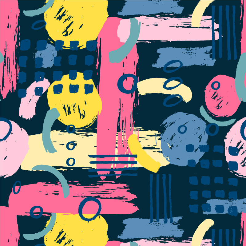 Plagát na izbu farebná abstrakcia - Tenstickers