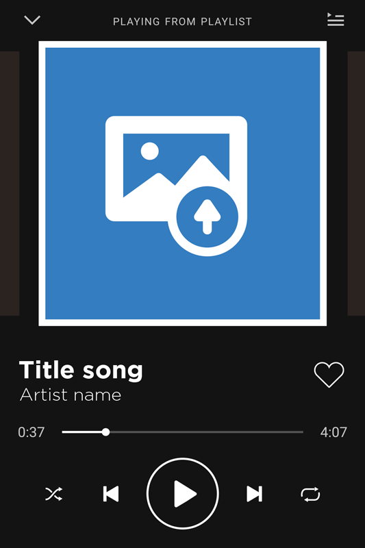 Plagát na izbu spotify plátno - Tenstickers