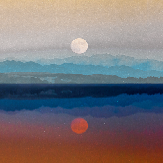 Plagát na izbu s krásnym dizajnom mesiaca - Tenstickers