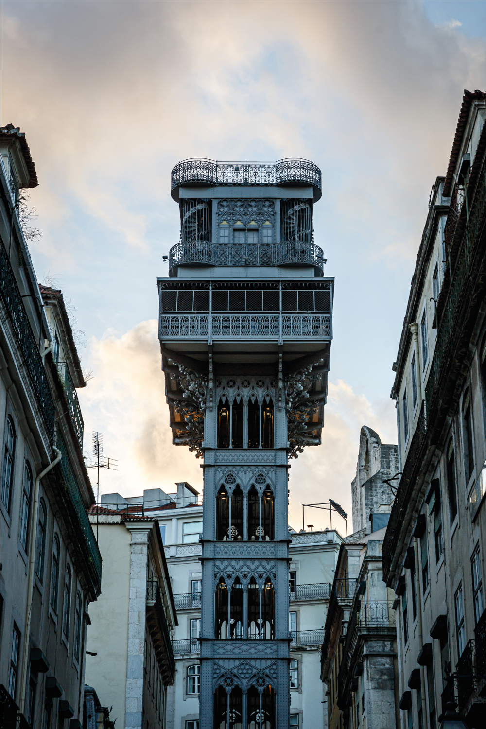 Plagát na izbu lisabonský výťah - Tenstickers