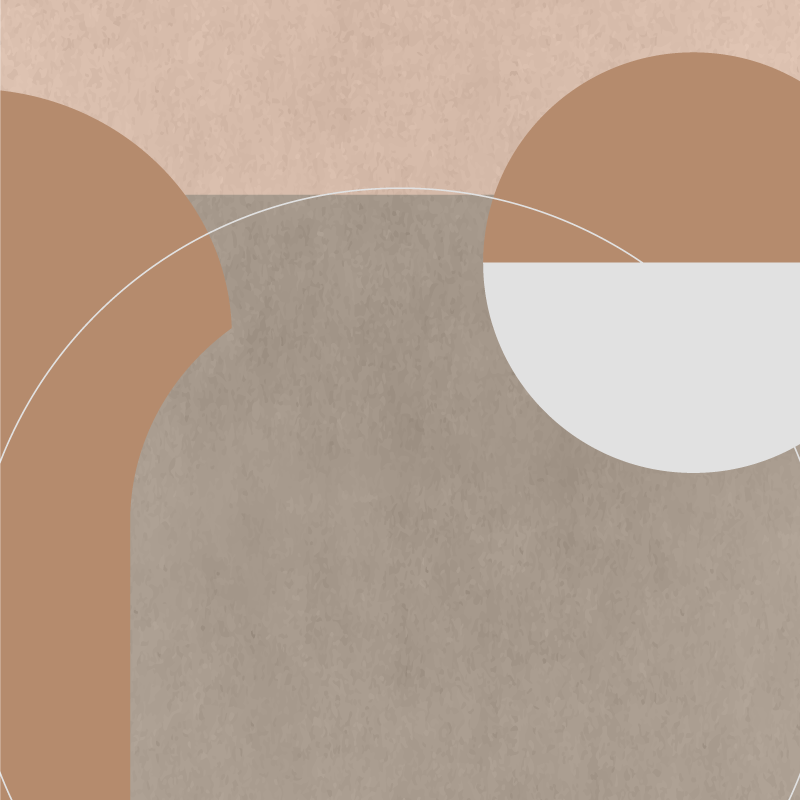 Plagát na izbu v nepravidelnom geometrickom štýle - Tenstickers