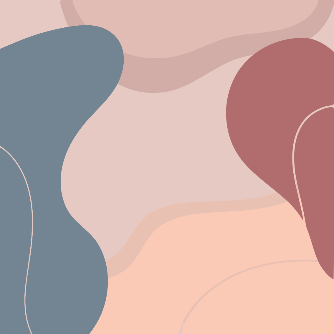 Plagát na izbu v jemných farbách nástenného umenia - Tenstickers