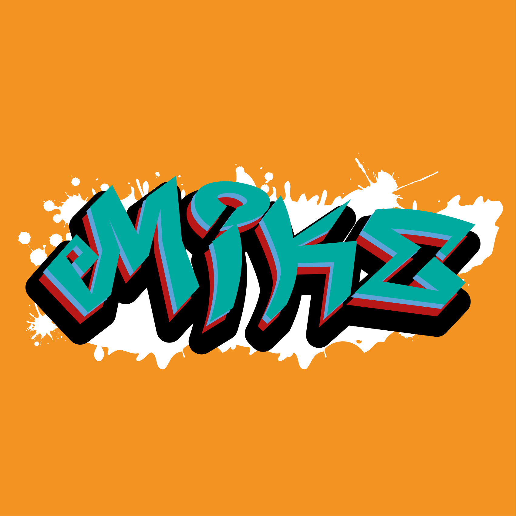Personalizovaný plagát so štýlovým písaním - Tenstickers