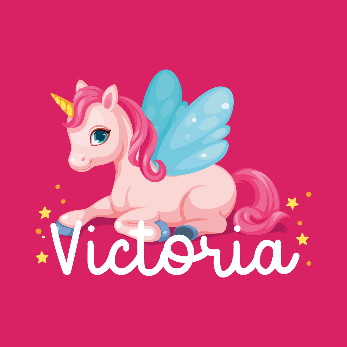 Personalizovaný plagát s roztomilou fantazijnou bytosťou - Tenstickers