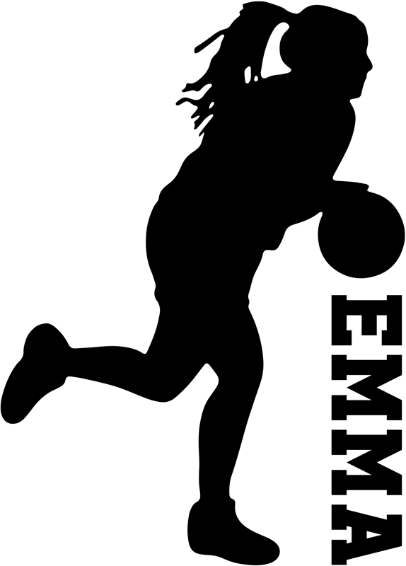 Basketbalový plagát s menom hráčky - Tenstickers