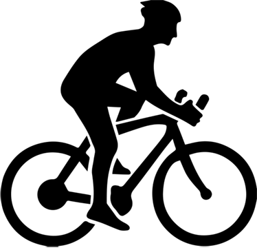 Cyklistický plagát cyklista na ceste - Tenstickers