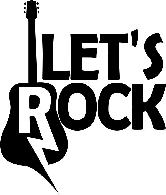 Hudobné plagáty rocková gitara a text - Tenstickers