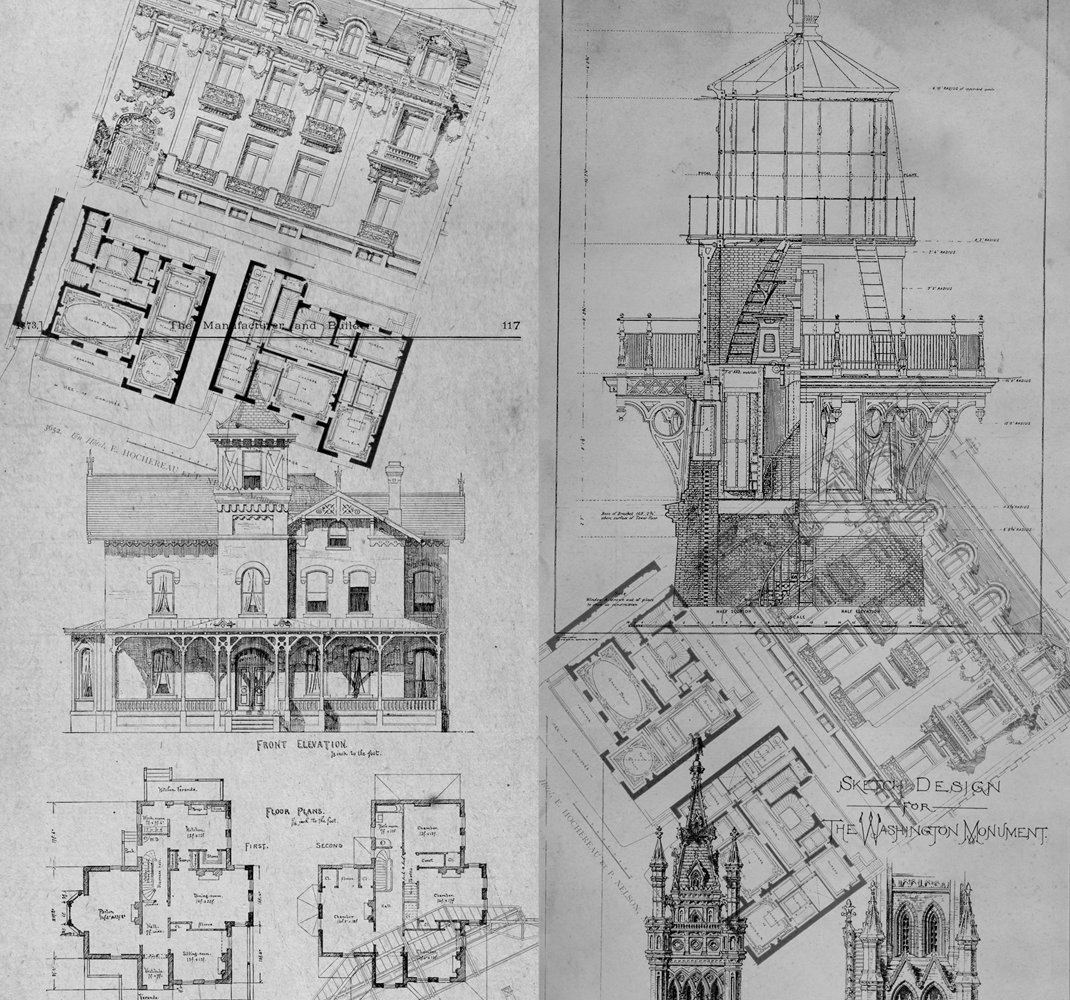 Historický plagát architektonické skvosty - Tenstickers