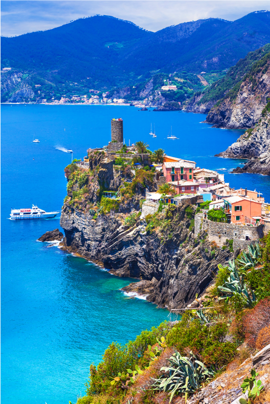 Plagát krajiny realistické talianske cinque terre - Tenstickers
