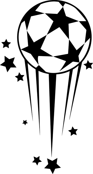 Futbalový plagát dekoratívna vinylová futbalová lopta - Tenstickers