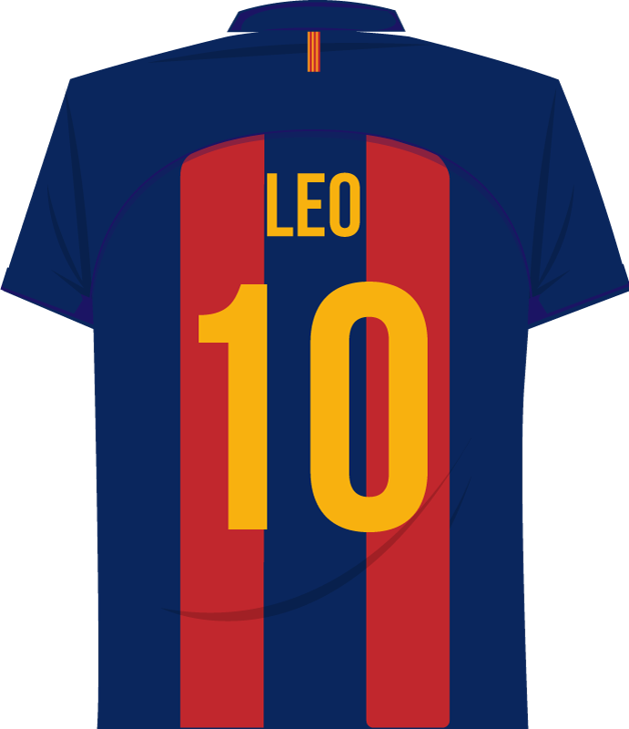 Futbalový plagát messi na stenu - Tenstickers