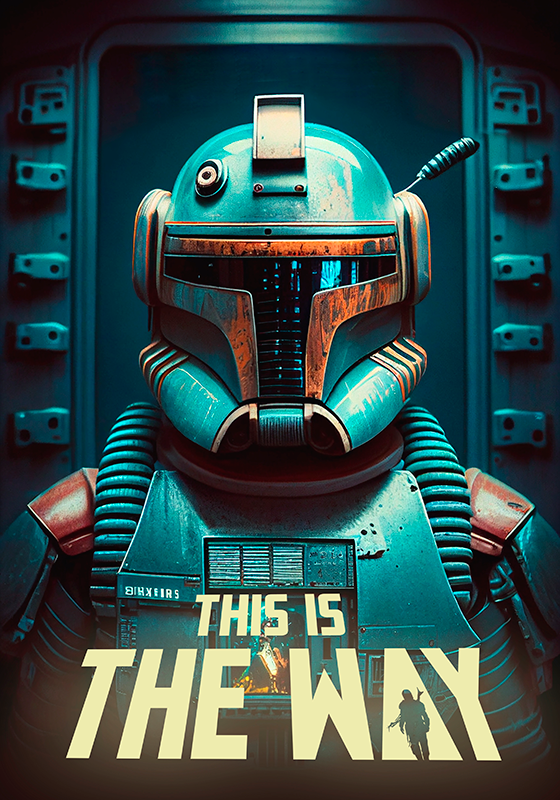 Filmový plagát lovca odmien z 80. Rokov - Tenstickers