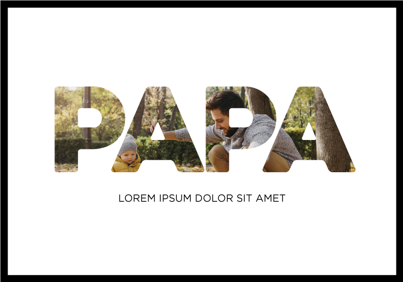 plagát na izbu papa môj hrdina - Tenstickers