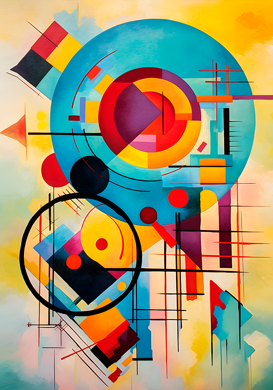 plagátové umenie abstraktný expresionizmus - Tenstickers