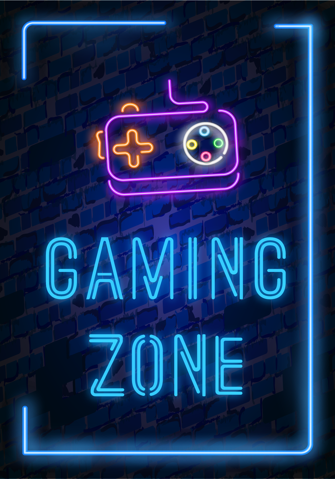Plagát videohry gaming zone - Tenstickers