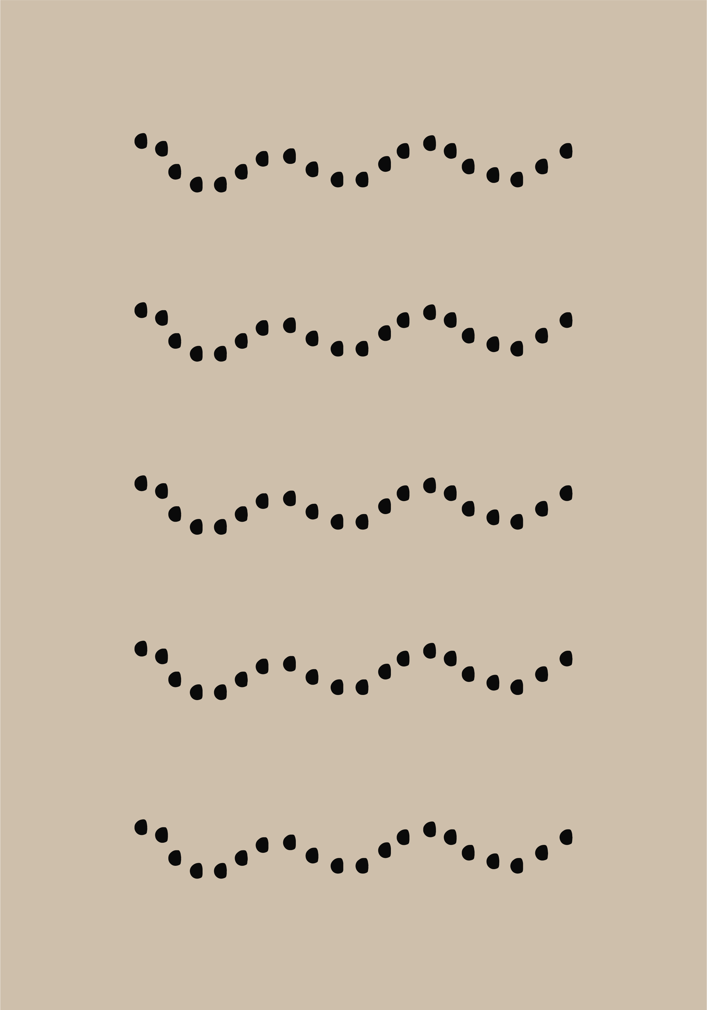 škandinávsky plagát kamene na zemi - Tenstickers