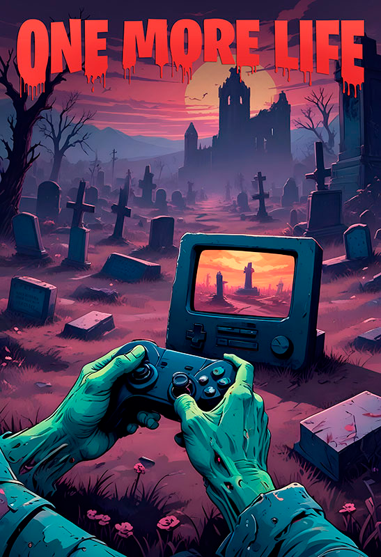 Plagát videohry one more life - Tenstickers