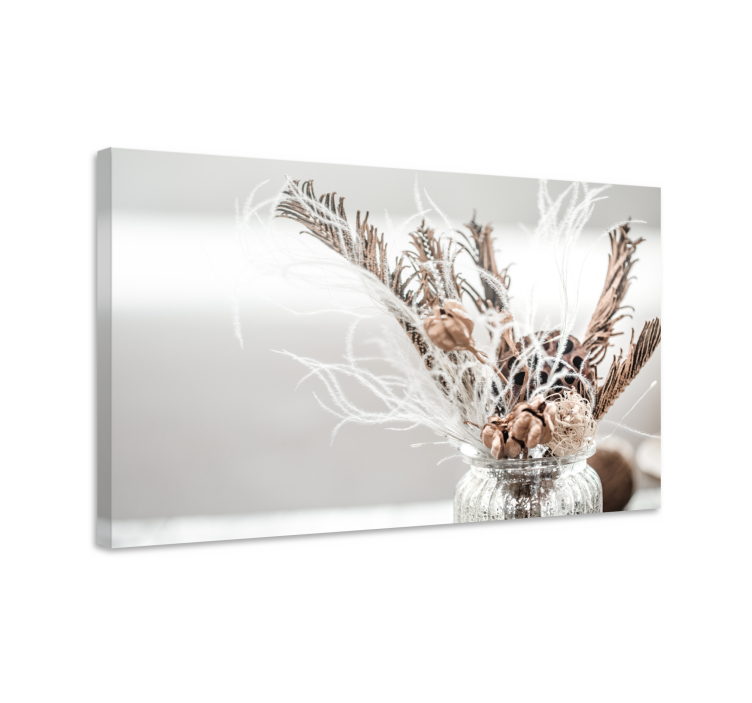 Obraz na stenu rastliny sušené kvetinové aranžmá - Tenstickers