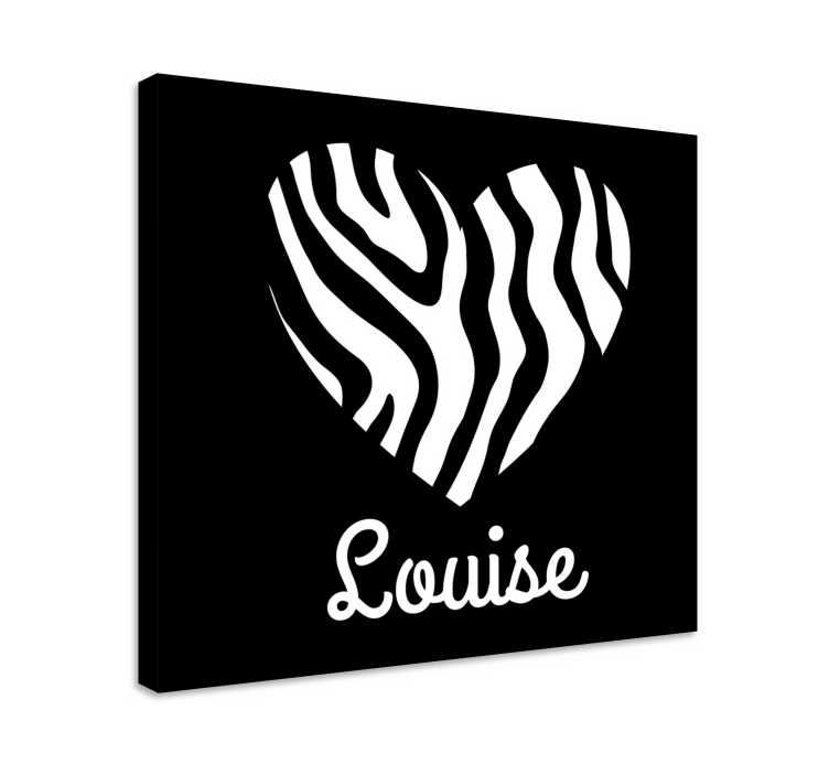 Obraz citáty s menom v srdci - Tenstickers